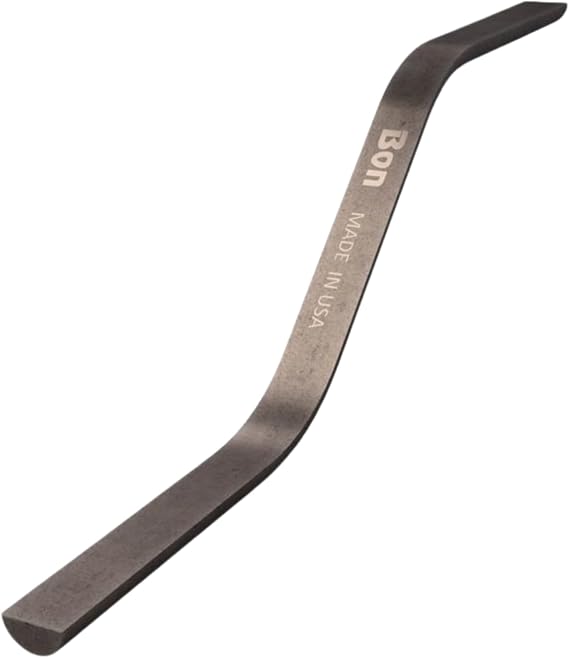 Bon 11-813 Solid Half Round Jointer Slicker 1/2" Dual End Masonry Tool Half Round and Flat Slicker Concrete Finishing Tool