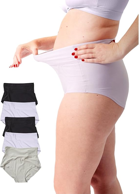 Bodily All-In Panty, Maternity, Postpartum & C-Section Underwear, 3 Pack