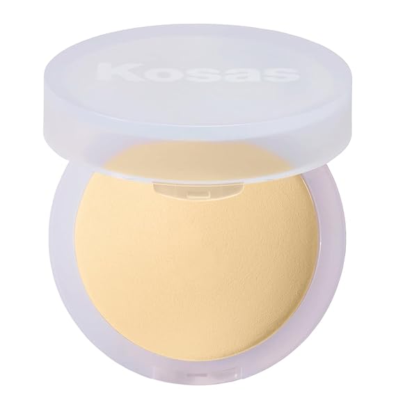 Kosas Cloud Set Brightening Talc-Free Baked Powder for Under Eyes, Buttery | Talc-free brightening powder to help smooth and blur the under-eye area for a lightweight, soft-focus finish.
