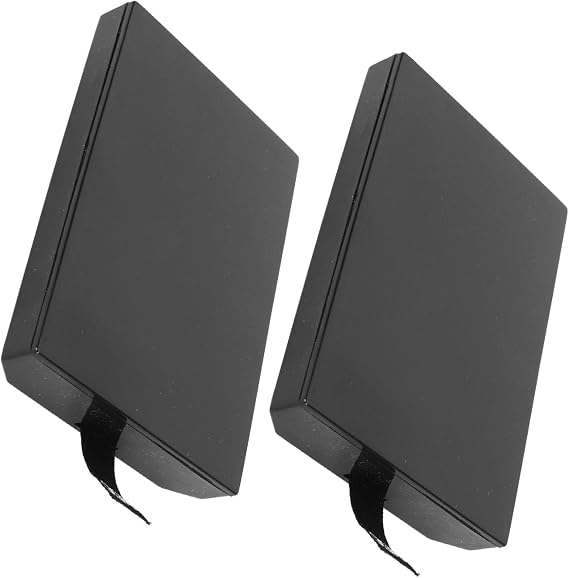 2Pcs Console Internal Hard Drive Enclosure for 360 Slim Replacement HDD Case Shell (Not Inclube Hard Disk)