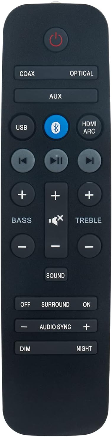 Replacement Remote Control Applicable for Philips Sound Bar HTL2163B