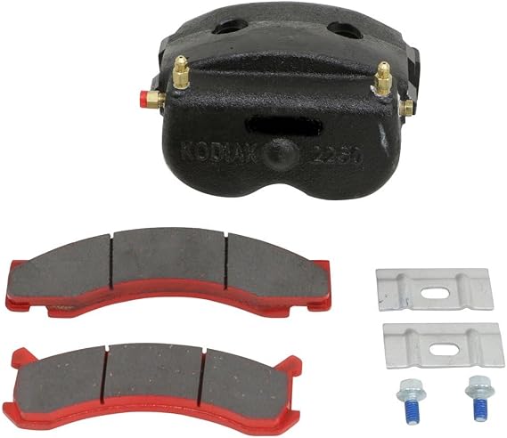 Kodiak 2250 Replacement Disc Brake Caliper for 8K-14K Axles Dual-Piston - Pads & Clips Included
