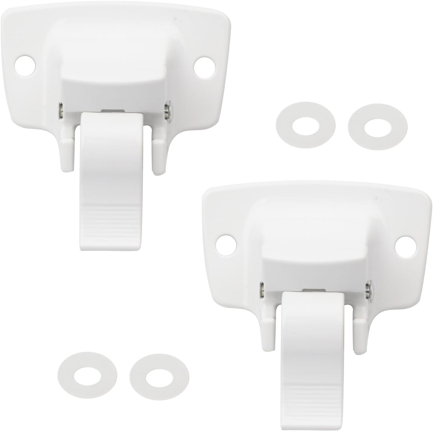 3314067.004B Trailer Mounting Bracket Compatible with DometicSunchaser Awning Parts with 4 Sealing Gasket White 2 Pack