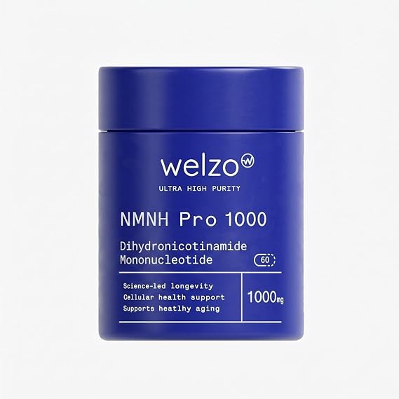 NMNH = Advanced NAD+ Formula, 500mg - 4X Stronger Reduced Form Nicotinamide Precursor - Enhanced Absorption with Trans-Resveratrol, Quercetin & CoQ10-60 Vegan Capsules