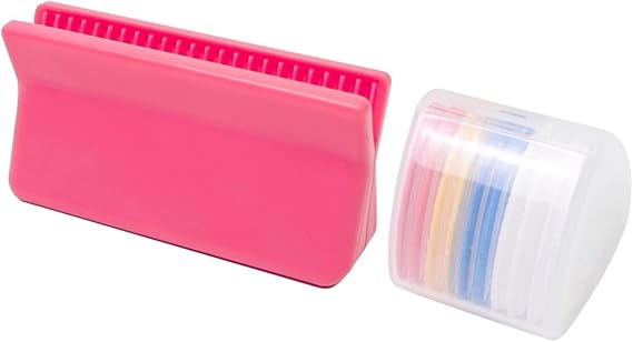 Fancyes Tailors Chalk Sharpener with 10 Pcs Chalk, Pink Fabric Marking Set for Sewing, Quilting and Clothing Cutting