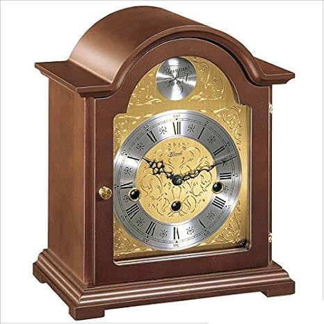 Hermle Bethnal 22511-030340 High-Quality Mechanical Table Clock with Key Winding