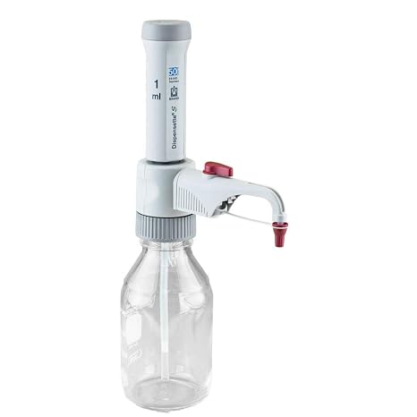SCIENTIFIC 4600211 Dispensette S Fixed-Volume Bottletop Dispenser with Recirculation Valve, 1 mL Capacity