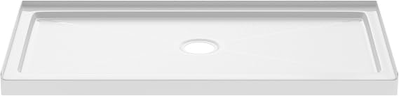 PROFLO PFSBA6032C Hammond 60" x 32" Rectangular Shower Base with Single Threshold and Center Drain