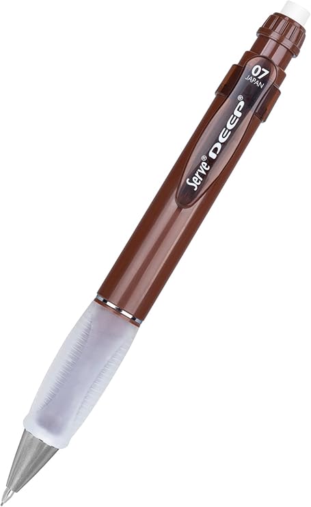 Serve Deep Mekanik Kursun Kalem 07mm Toprak Kahverengİ