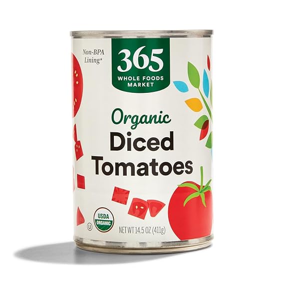 365 by Whole Foods Market, Organic Diced Tomatoes, 14.5 Ounce