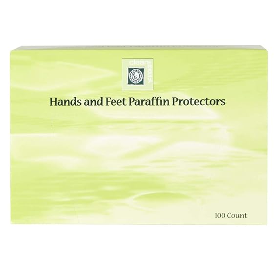 Clean + Easy Paraffin Wax Bags for Hands and Feet Protectors Paraffin Liners for Hand and Feet Mitt Inserts, 100 Count