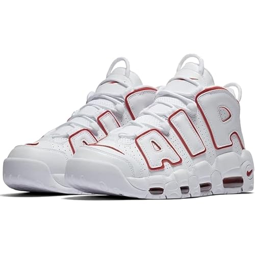 Nike 921948-102 Air More Uptempo 96 Linear Rhythm, Varsity Red, Moaten, White Air More Uptempo Renowned Rhythm