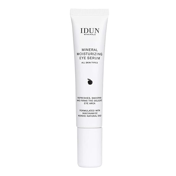IDUN Minerals Moisturizing Eye Serum - For A Refreshing, Smoothing And Firming Effect - Softening Creamy Eye Serum - Smooth Supple Skin - For Delicate Area Around The Eyes - 0.5 Oz, (I0108552)