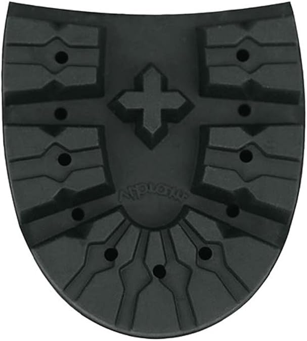 Vibram #100H Montagna Rubber Lug Heel Black Size