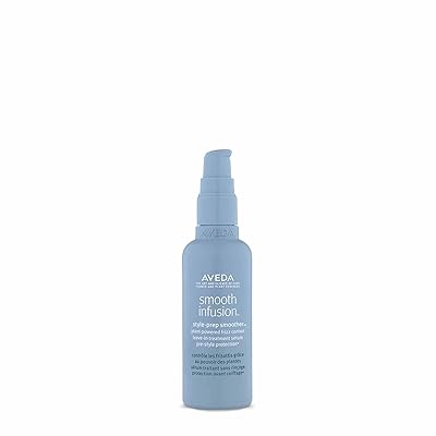 Aveda Smooth Infusion Style-Prep Smoother | Leave-In Anti-Frizz Serum | 72-Hour Frizz Defense & Frizz Control | Heat Protectant | 98% Naturally Derived