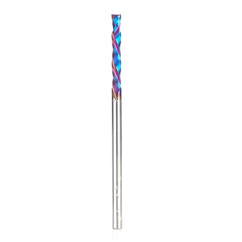 Amana Tool 46180-K-M CNC SC Spektra Extreme Tool Life Coated Compression Spiral 3mm D x 21mm CH x 3mm SHK x 64mm Long Router Bit