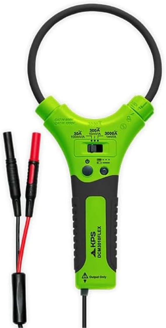 KPS DCM3010FLEX True RMS Flexible Clamp Meter 3000A AC, 457mm | Measure up to 3000A AC with a flexible True RMS Rogowski coil built for demanding electrical inspections.
