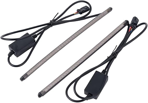 Advanblack Phantom Led Filler Panel Lights Rear Fender Lights for 14up Harley Touring Street Glide & Road Glide