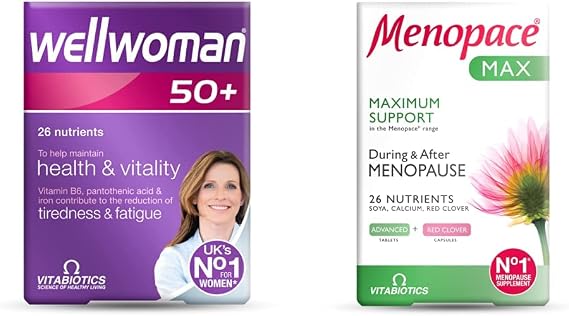 Wellwoman 50+ Support Pack with Menopace Max