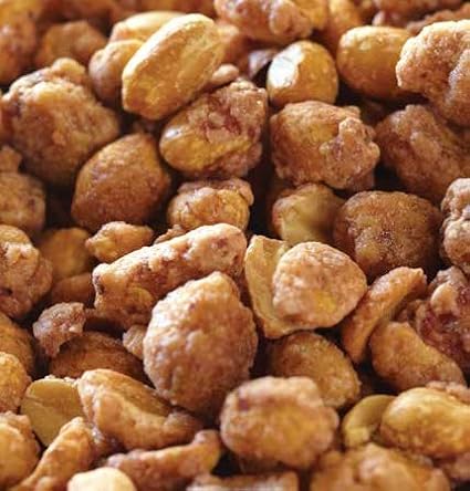 Gourmet Butter Toffee Coated Peanuts by Its Delish - 1 lb Bulk Bag - Sweet Crunchy Caramelized Nuts Snack