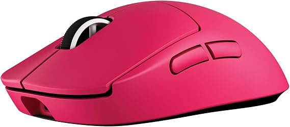 Logitech G PRO X Superlight 2c Wireless Gaming Mouse 53g Professional Grade Compact Mouse with 5 Programmable Buttons USB-C Charging 44K DPI Sensor for PC/Mac, Report Rate Up to 8kHz, Pink