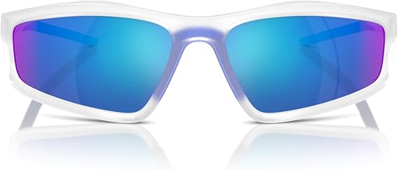 Scuderia Ferrari 0FZ6007U Sunglasses, Transparent Grey/Mirrored Blue, 64 mm