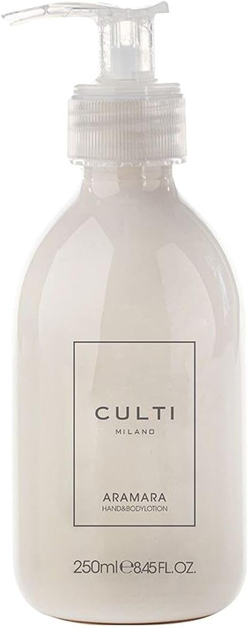 Culti Milano Hand & Body Cream Aramara with a Volume of 250 ml and the Fragrance of Bergamot and Lemon, PC Welco CHB-0250ML-ARAMARA