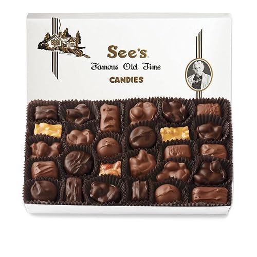 Sees Candies Nuts & Chews 1 Pound Pack of 1, White Wrap