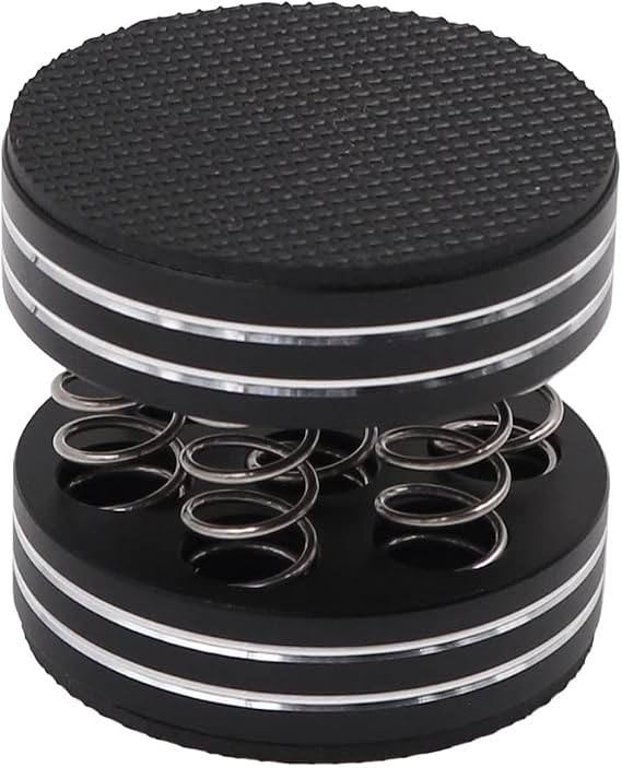 4PCS Speaker Isolation Feet Spring Audio Shock Absorber Floor Protectors Dampening Pad for Turntable Amplifier DAC Subwoofer Audio Equipment