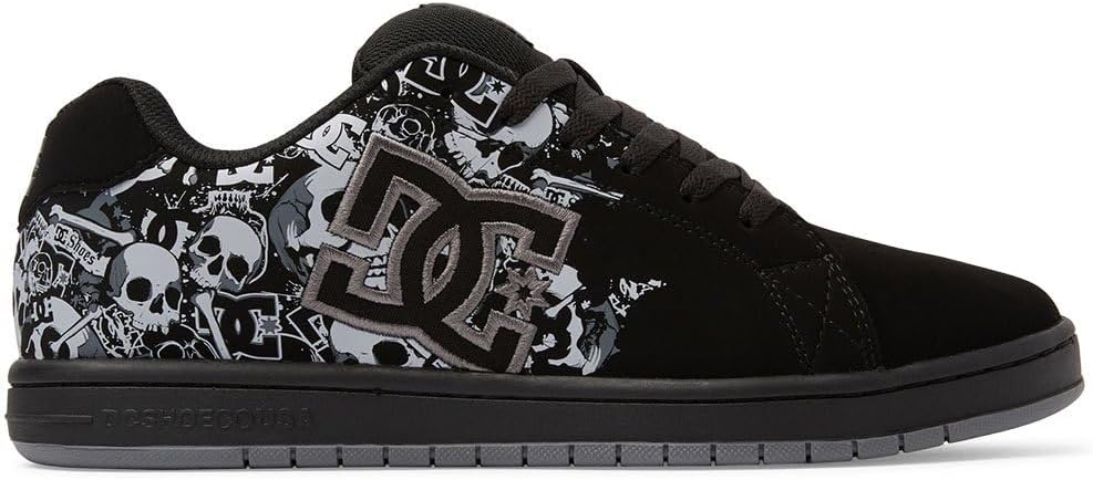 DC Shoes Gaveler Mens Skate Trainers in Black Grey
