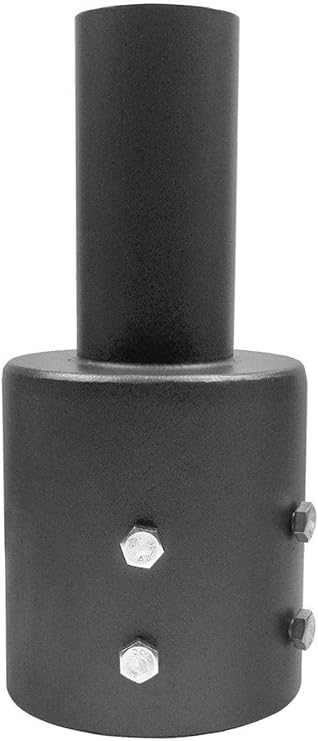 1000LED 3" Round Pole Tenon Adapter, Dark Bronze Steel, Mounting Bracket for LED Shoebox, Street & Area Lights