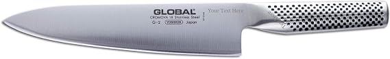 Global G-2-8" Chef's Knife with Custom Engraving - Create an Heirloom Today!