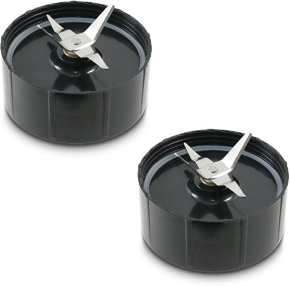 Two Pack of Cross Blades a Spare Replacement Part for Magic Bullet Blender MB1001 Model Only, Juicer and Mixer