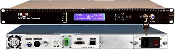 2 mW Thor Fiber CATV RF Over Fiber Transmitter 45-870 MHz