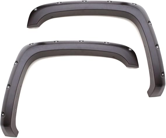 Lund RX119T Elite Series Black Rivet Style Textured Fender Flare - 4 Piece