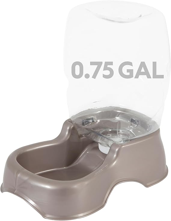 Petmate Pet Cafe Water Dispenser, .75 GAL, Pearl Tan