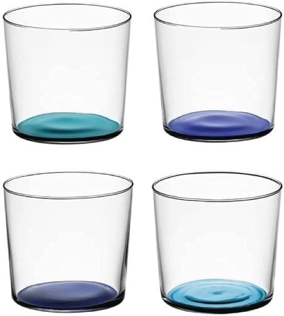 LSA CZ12 Coro Tumbler 10.5 fl oz Lagoon Assorted x 4