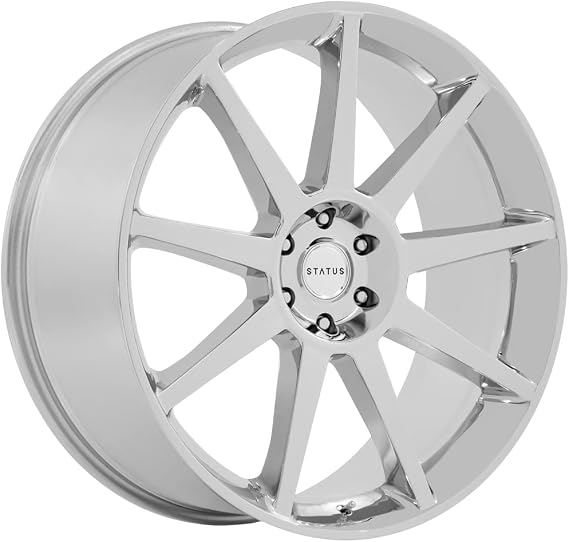 Status Wheels ST002PX22951230 Mammoth 22X9.5 5X4.5 CHROME 30MM