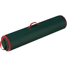 Wrapping Paper Storage Bag - 40-Inch Gift Wrap Organizer - Holds Up to 25 Rolls of Giftwrap - Christmas Storage by Elf Stor (Green)