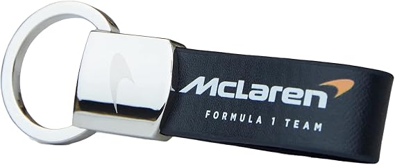 McLaren F1 Leather Strap Keyring