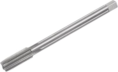 uxcell Metric Thread Tap M12 x 1.25 H2 130mm Extra Long Straight Flute Screw Thread Milling Machine Taps Threading Tapping Repair Tool