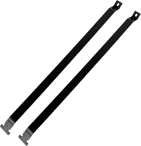 TRQ Fuel Tank Strap Black Compatible with 1999-2004 Jeep Grand Cherokee