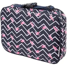 Bentology Lunch Box for Girls-Kids Insulated, Durable Flamingo Lunchbox Tote Bag Fits Bento Boxes, Jars & Bottles- Reusable School Lunch Sleeve Keeps Food Hotter or Colder Longer- Back To School