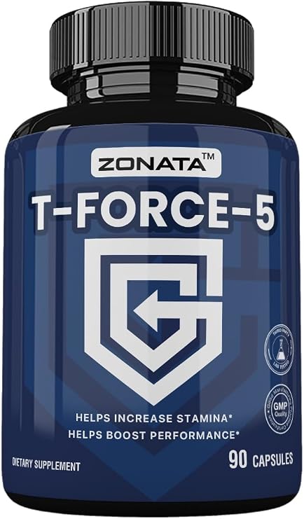 T-Force-5 Advanced Formula for Strength & Stamina Support*, T-Force-5 TestoBooster Dietary Supplement, 90 Capsules