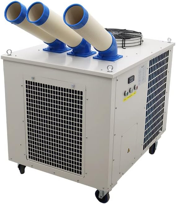28900Btu/h Industrial Air Conditioner Spot Cooler Portable Commercial Mobile Spot AC 3150W 220V Three Column