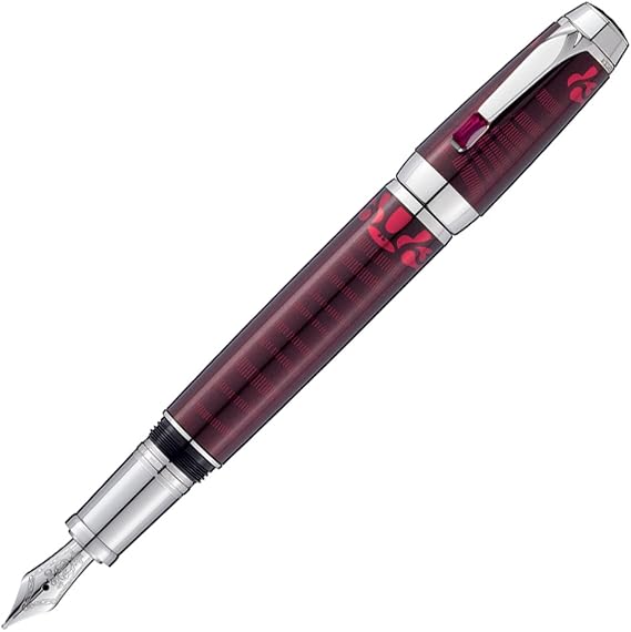 Mont Blanc Boheme Paso Doble Red Lacquer Fountain Pen