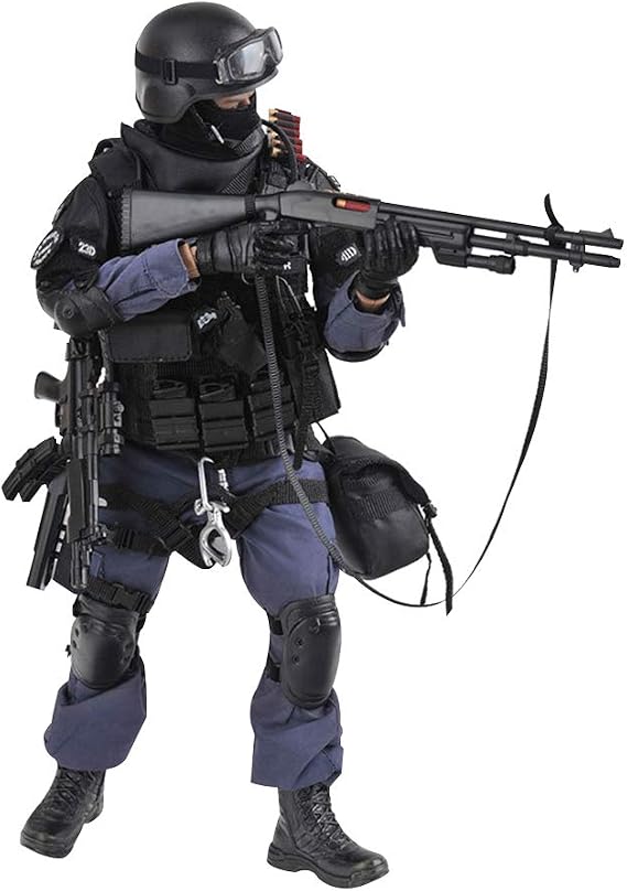 Highly Detail Special Forces 12inch Action Figure SWAT Team (ASSUALTER)