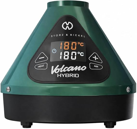 Storz & Bickel Volcano Hybrid 25 Years Edition – Limited Evergreen Edition Desktop Vaporizer with Easy Valve Balloon & Tube System – Ultra-Fast 40s Heat-Up, Digital Touch & Bluetooth Control