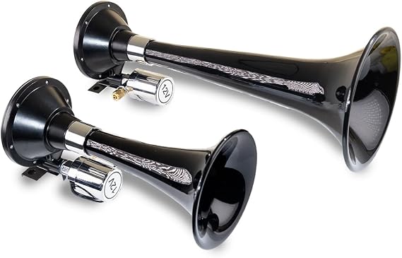 Kleinn Air Horns 220 Dual Train Horn - Black