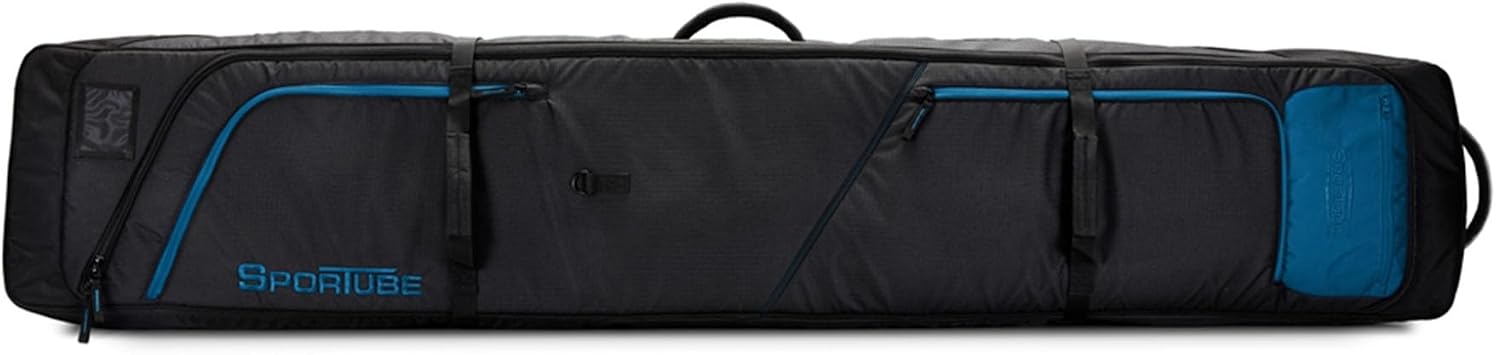 Sportube Prospector Ski & Board Bag, Wheeled Protective Padded Hard Snowboard Case